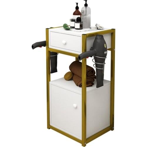 Hair salon tool cabinet wrought iron locker hairdresser barber cabinet one door and one drawer locker