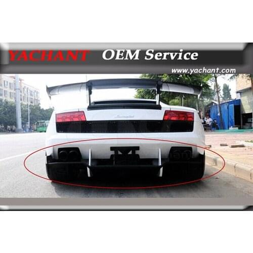FRP Fiber Glass Car Rear Bumper Body Kit Fit For 08-14 Gallardo LP550 LP560 LP570 LP570-4 ST Style Rear Bumper