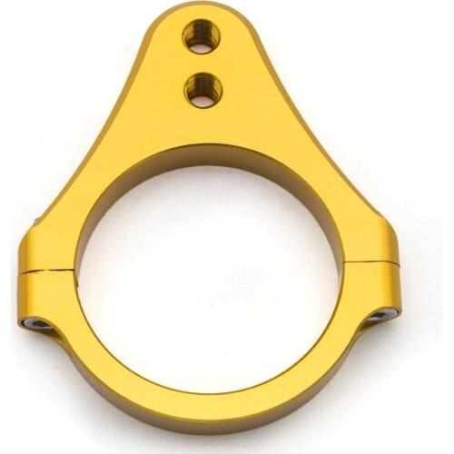 Universal Aluminium Motorcycle Steering Damper Fork Bracket Reduce Lever Vibration 33 35 36 37 39 40 41 43 47 48 50-54 mm1piece