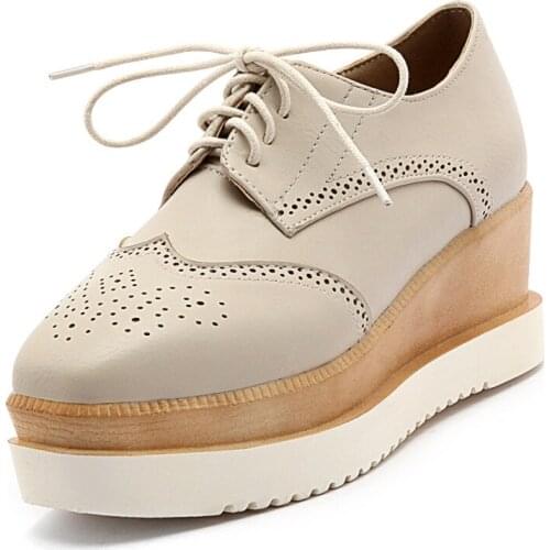 College in the spring and autumn wind model of product platform with 40-43 students with high womens shoes, 18919