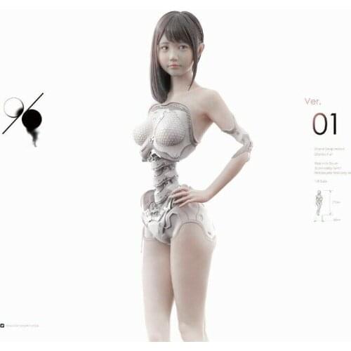 WF2019 1/6 Scale Resin Figures kitsx Female robot Android Type 01 GARAGE KIT GK model doll sexy Figure Model Toy Unpainted