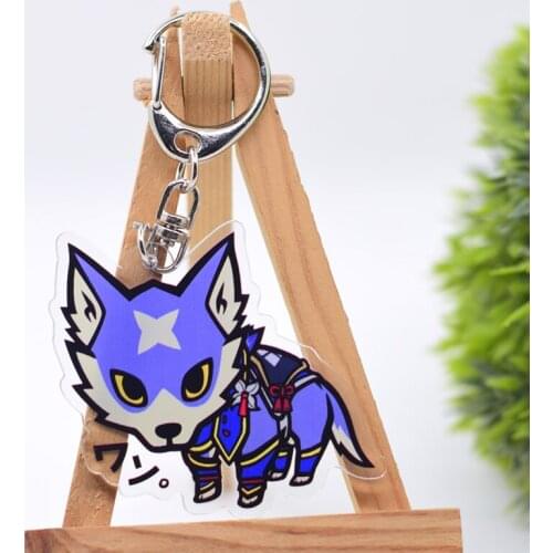 WL0889 Chibi Keychain Acrylic Cartoon Keyring Accessories