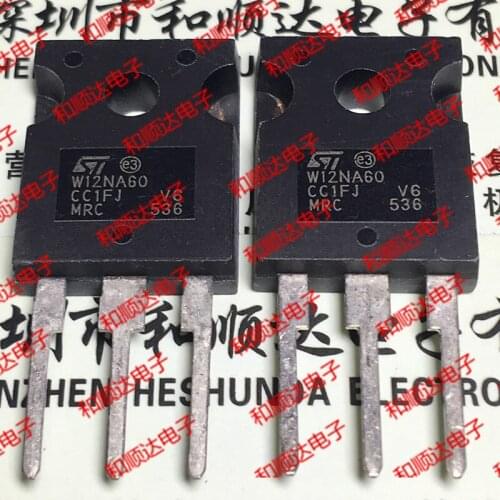 10pcs/lot STW12NA60 W12NA60 New stock TO-247 600V 12A