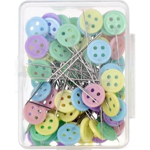 100pcs Patchwork Needle Craft Embroidery Pins For DIY Quilting Tool Sewing Accessories Random Color