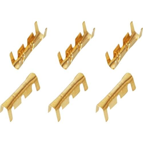 100pcs Connector terminals U-shaped Docking Connector Line Pressing Button Quick Electrical Crimp Terminal Wire Connectors
