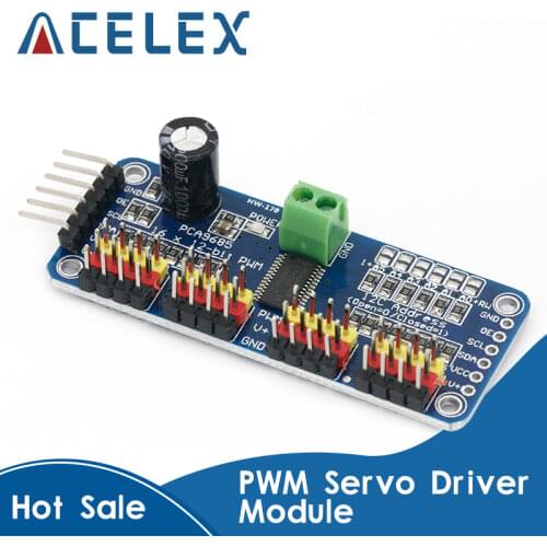 16 Channel 12-bit PWM/Servo Driver-I2C interface PCA9685 module Raspberry pi shield module servo shield