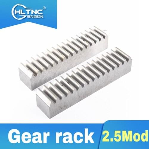 2.5M 2.5Mod 25*30/25*25/30*30 1000mm mold Gear rack Precision cnc rack (straight teeth) Toothed rack cnc machine