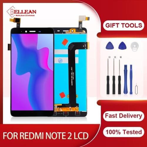 Dinamico For Xiaomi Redmi Note 2 LCD With Touch Screen Digitizer Assembly Note 2 Display Free Shipping 5.5Inch With Tools