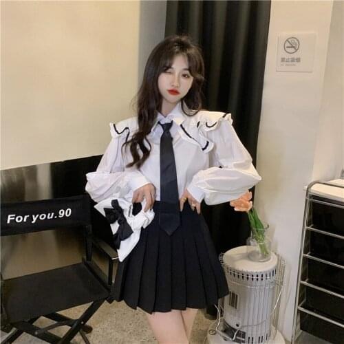 Женские рубашки с рюшами CARIEYNA China At AliExpress