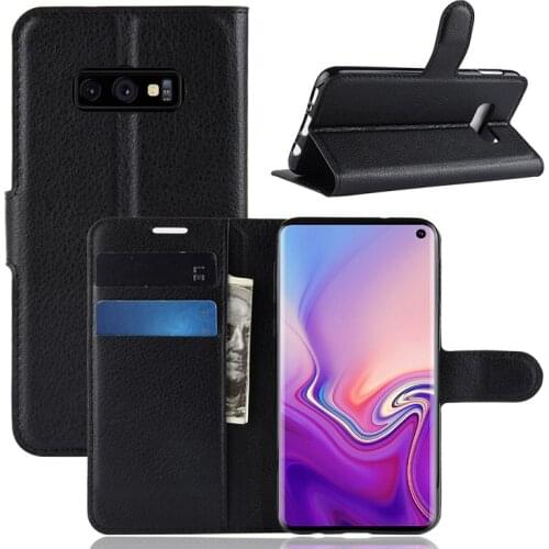Bookcover For Samsung S10 Luxury Leather wallet Cases for S10e Cover shockproof cover for S10Plus Free DHL shipping 50pc