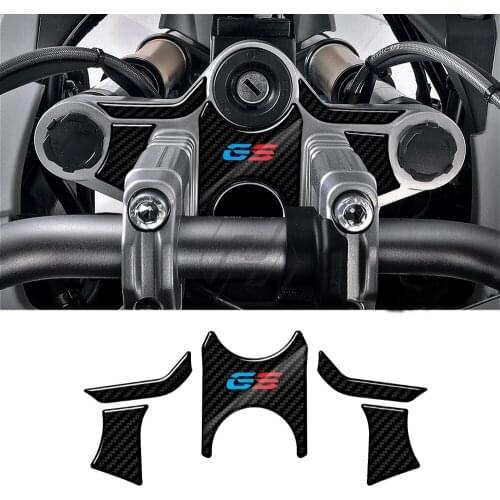 For BMW Motorrad R1200GS 2008-2012 3D Carbon-look Upper Triple Yoke Defender