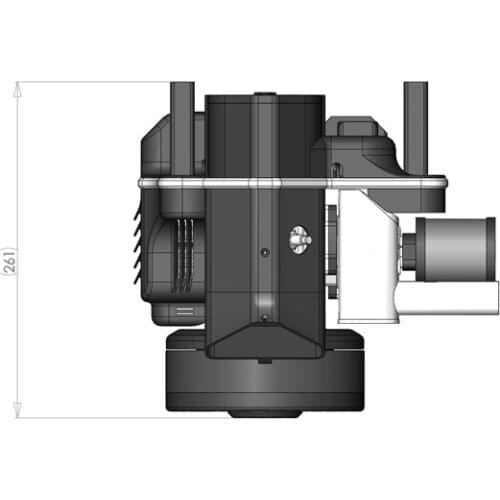 Hybrid powertrain F6000 for 16-20 liter plant protection drone Agricultural drone photography plant protection mapping drone