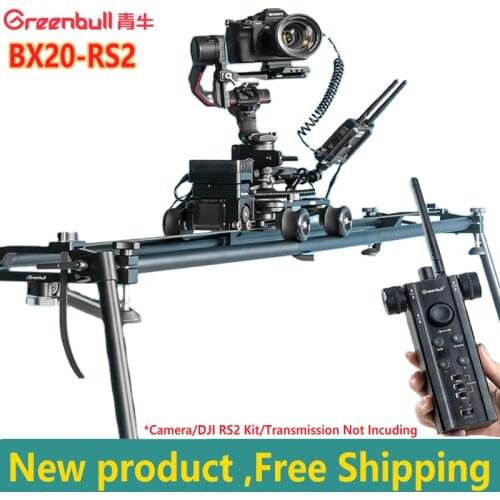 Greenbull BX20-RS2 Camera Slider Track Dolly Slider Rail System with Motorized Time Lapse and Video Shot for DJI Ronin RS2
