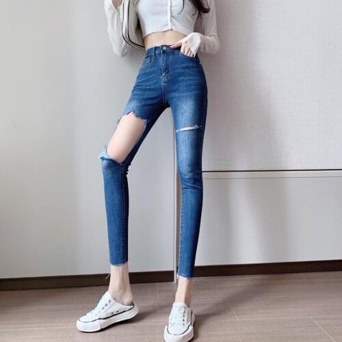 Женские обтягивающие джинсы IKALVEN China At AliExpress