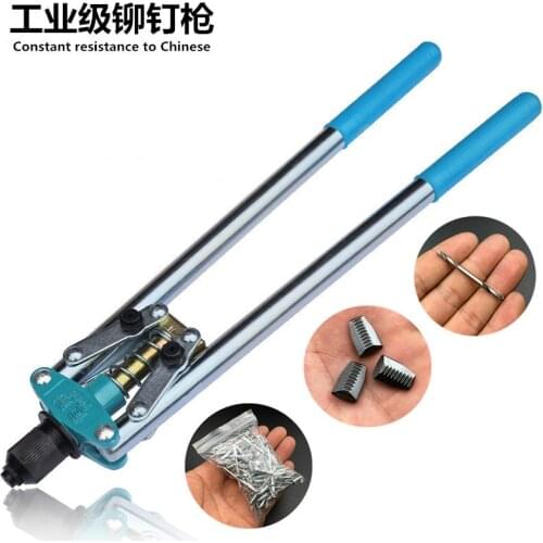 Riveter Gun Auto Rivet Tool Blind Rivet Nut Gun Heavy Hand Inser Nut Tool Manual Mandrels 3.2/4/4.8mm