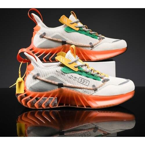 Men Casual Shoes New Blade Sneakers Men High Quality Reflective Shoes Male Outdoor Breathable Mesh Autumn Footwear Zapatos Hombr