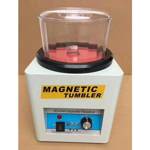 Jx-185 600g Capacity Jewelry Magnetic Tumbling Tumbler Polishing Grinding Finishing Machine For Jewelry Tools equipment
