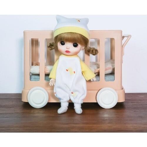 Aizulhomey Metal Dollhouse Bed Mattress Set OB11 BJD Lol Blyth Doll Accessories 1/12 Mouse Bedroom Furniture Kitchen Toys Girls