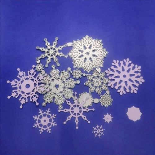 Snowflake Metal Cutting Dies for DIY Scrapbooking Album Paper Cards Decorative Crafts Embossing Die Cuts
