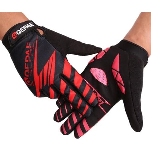 Men Cycling Gloves Full Finger Motorcycle Gloves Men Sports Wear-resistant Riding Protective Bicycle Bike Fishing Gloves Women