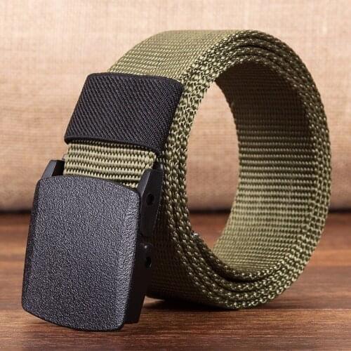 Kemer Automatic Buckle Nylon Belt Male Army Tactical Belt Jeans Mens Luxury Waist Designer Belts Men Strap Ceinture Femme