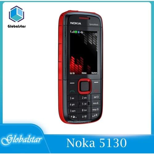 Nokia 5130 refurbished Original Nokia 5130 XpressMusic Russian Keyboard Mobile Phone Free Shipping