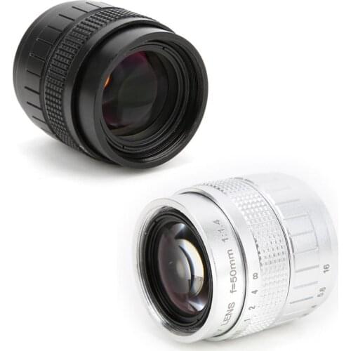 Lentes 50mm F1.4 C Mount Lens Used with Adapter Ring for Canon Mirrorless Camera camera lens accessories C Mount Lens