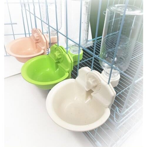 Pet Water Feeder Parrots Birds Drinker Pigeon Rabbit Drinking Bowl Cat Dog Cage Stationary Hanging Water Dispenser Device