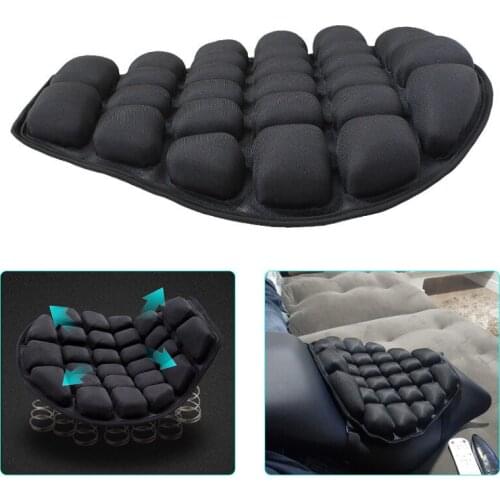 Motorcycle Seat Cushion Inflatable Breathable Non-Slip Seat Shock Absorption Seat Cushion Fit for AIRHAWK Cruiser