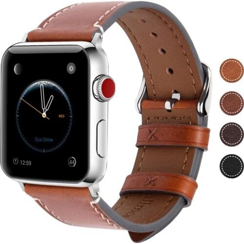 Vintage Genuine Leather Apple Watch Bands 38mm 40mm 42mm 44mm, Watch Accessory Strap Bracelet Apple Watch Band Series 5/4/3/2/1