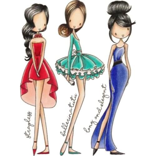 Rubber Silicone Clear Stamps for Scrapbooking Tampons Transparents Seal Background Stamp Card painting Making Diy girl