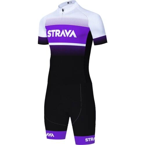 Strava One Piece Skinsuit Tricota Велоформа Мужская 져지 자전거의류 Roupa Masculino Equipment Mallots Hombre Cycling Jersey Ciclismo