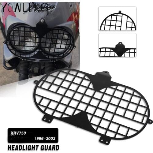 Headlight Grill Guard For Honda XRV750 Africa Twin 1997 1998 1999 2000 2001 2002 Motorcycle aluminium Headlight Protector cover