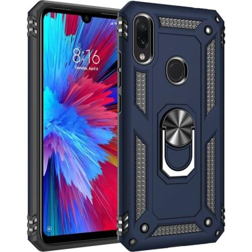 Redmi 7A Note7 7S Protective Case for Xiaomi Redmi Note 7 Pro Case Metal Ring Car Holder Back Cover for Funda Redmi Note 7 Case