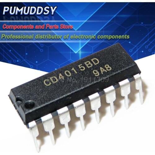 10PCS CD4015BE CD4015 4015BE 4015 DIP16 new and IC IC