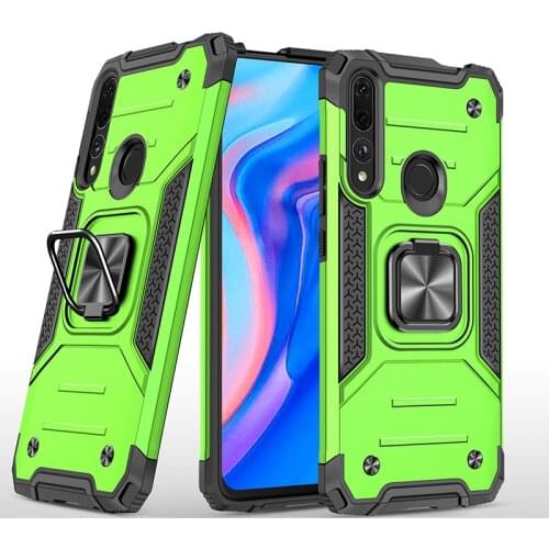 2021 for Huawei P Smart Z Case Cover Shockproof Armor Drop Protective Defender Magnet Holder Ring Case for