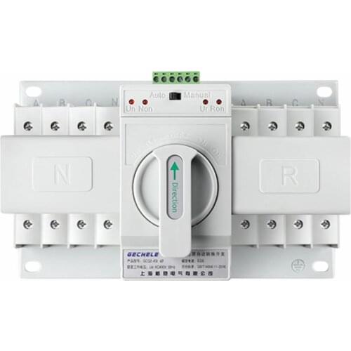 4P 63A dual power automatic transfer switch switch CB class ATS mini three phase four wire