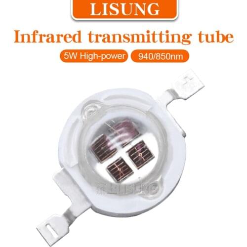 5pcs/bag High Power 5w IR Led 850nm 950nm Infrared Ir Leds Emitter Diode For Cctv Monitor Camera