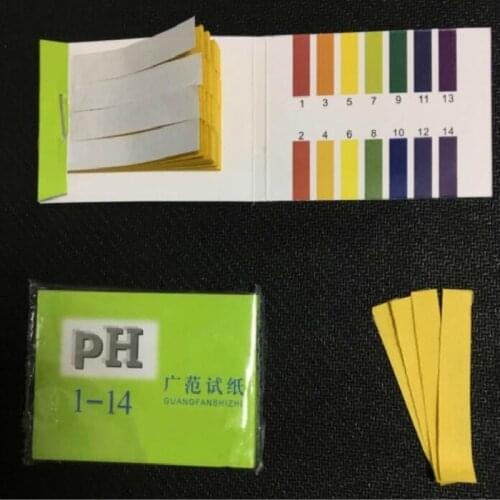 80 Strips/pack pH test strips Full PH Meter PH Controller 1-14st Indicator Litmus Paper Water Soilsting Kit