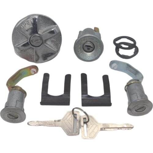 69005-90303 IGNITION BARREL KEY SWITCH DOOR LOCK SET GAS LOCK FOR TOYOTA LAND CRUISER FJ40 SERIES