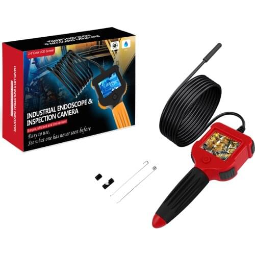 2.4 Inch 5.5mm 720P Digital Handheld Endoscope Camera Inspection CMOS Borescope Otoscope Handheld Endoscope