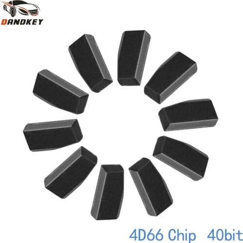 Dandkey 10X Remote Car Key Immobilizer Chip Suitable For Suzuki ID66 4D66 Chip 40Bits Carbon Transponder Blank Key