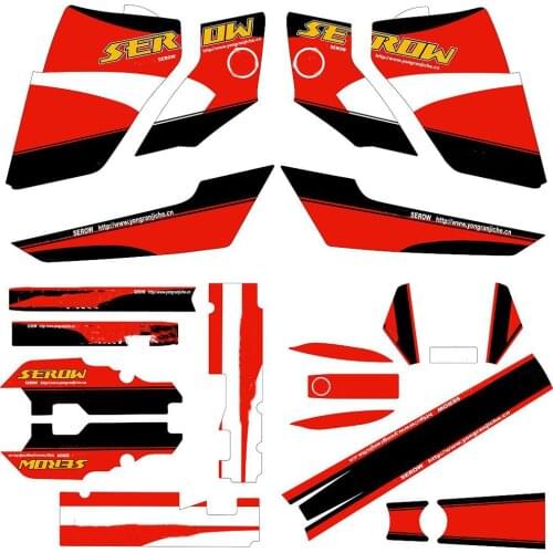 For Yamaha 225 SEROW Motorcycle 3M graphics stickers decals Kits For Yamaha SEROW 225 1997 1998 1999 2000 2001 2002 2003 2004