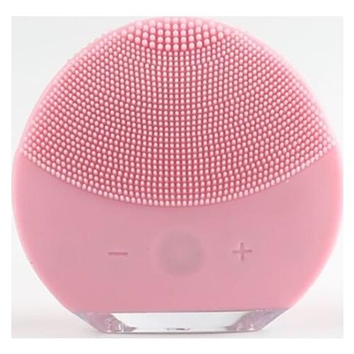 Electric Silicone Facial Brush Skin Care Face Brush Sonic Vibration Deep Pore Cleansing Washer Blackhead facial cleansing brush