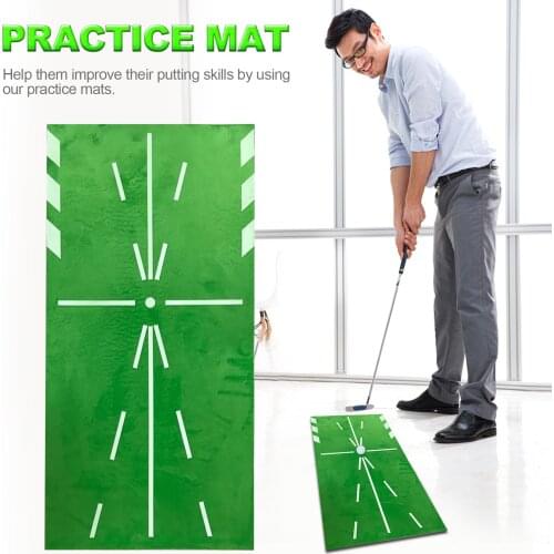 Golf Swing Hitting Mat Indoor Simulation Swing Hitting Practice Mat Training Aid Tracker Golf Mat Golf Supplies