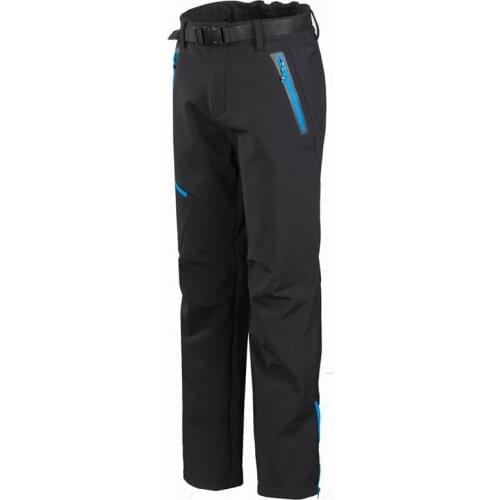 Mens outdoor hiking camping leisure sports assault pants composite velvet soft shell pants