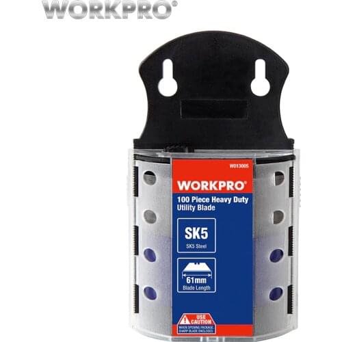 WORKPRO Original Blades Heavy Duty Blades for knife SK5 Steel Knife Blades 100PCS/Lot