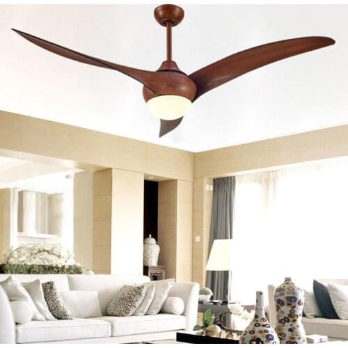 52 inch Nordic ceiling fan lamp for dining room bedroom 110V/220V DC fan with lights led ceiling fan lamp