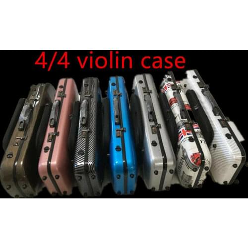 Strong Carbon fiber coded lock 4/4 violin case with Spectrum bag