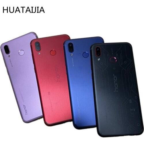 With lens frame and fingerprint New Honor Play Battery Back Cover For HonorPlay battery cover Honor Play COR-L09 battery case